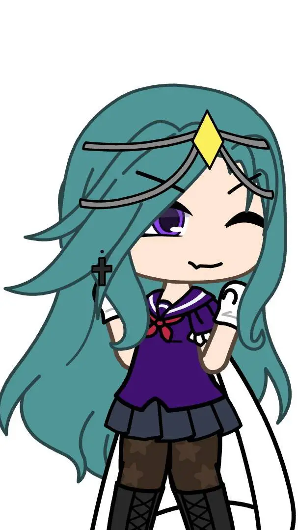 ai character: sun and moon show background