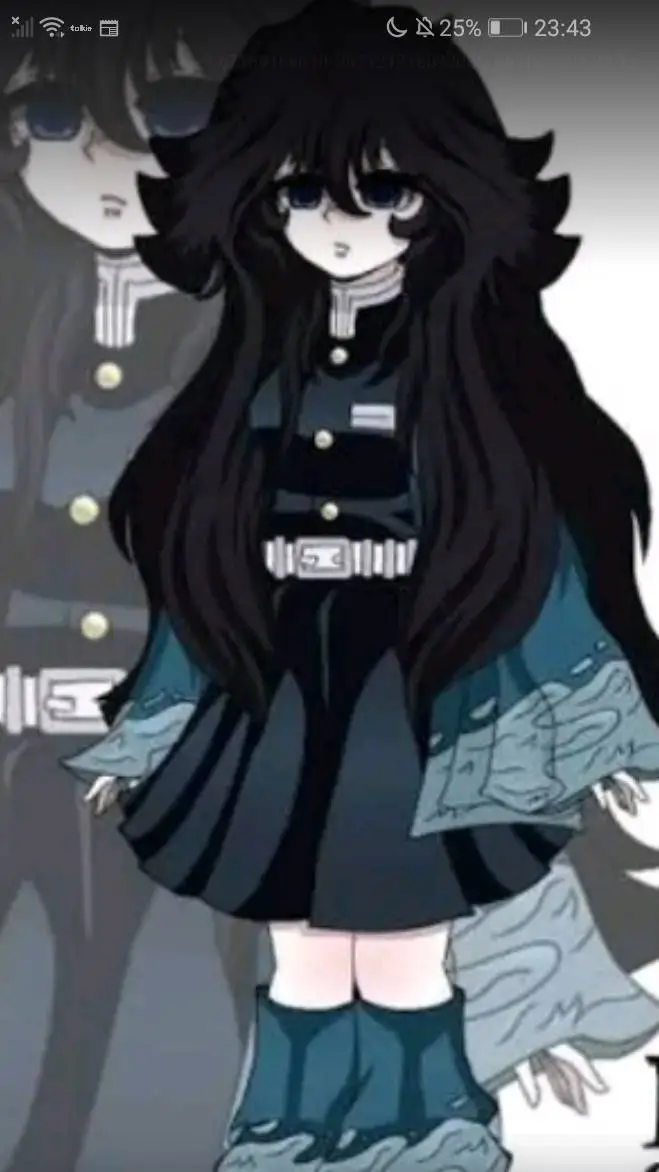 ai character: Kny birthday agsnt background