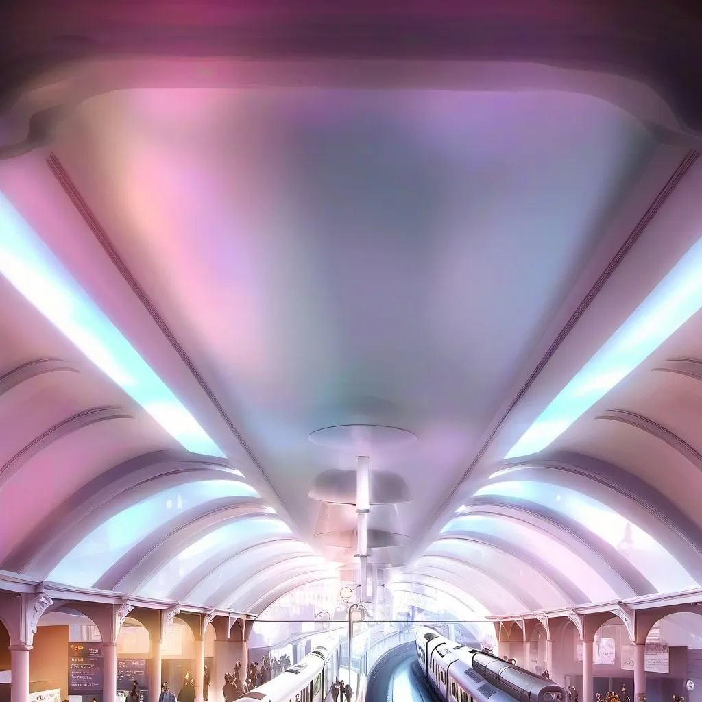 chat with ai character: subway station