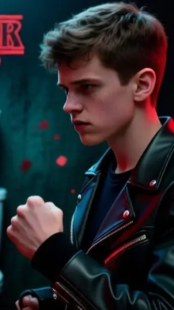 ai character: stranger things background