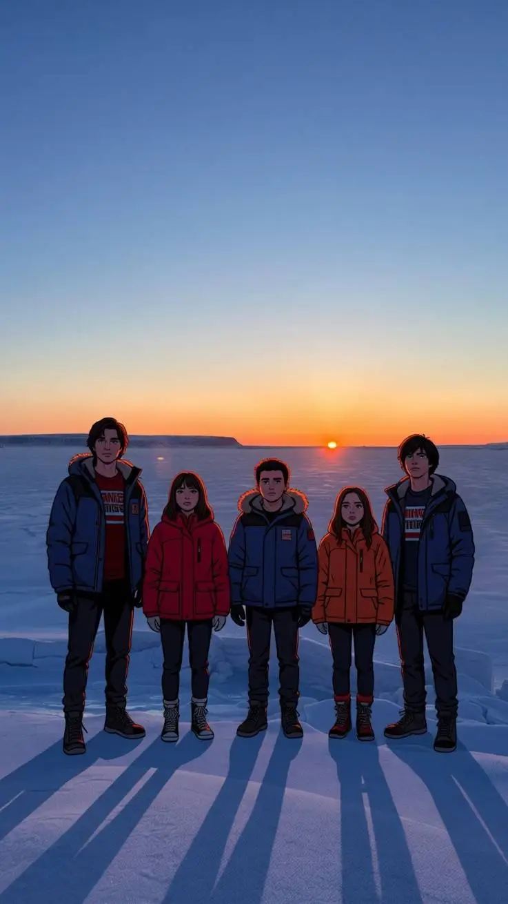 ai character: STRANGER THINGS  background