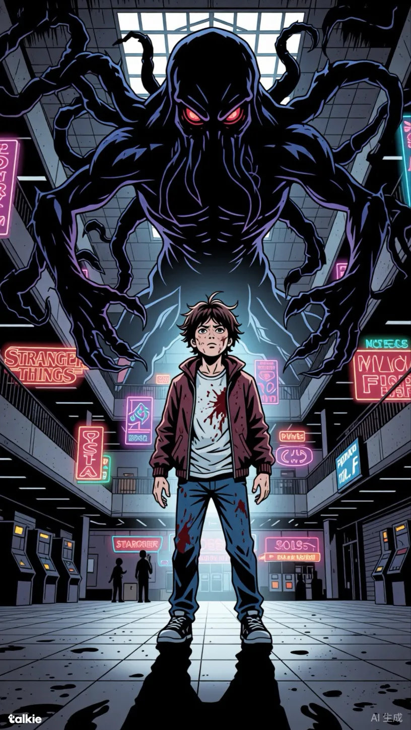 ai character: stranger things  background