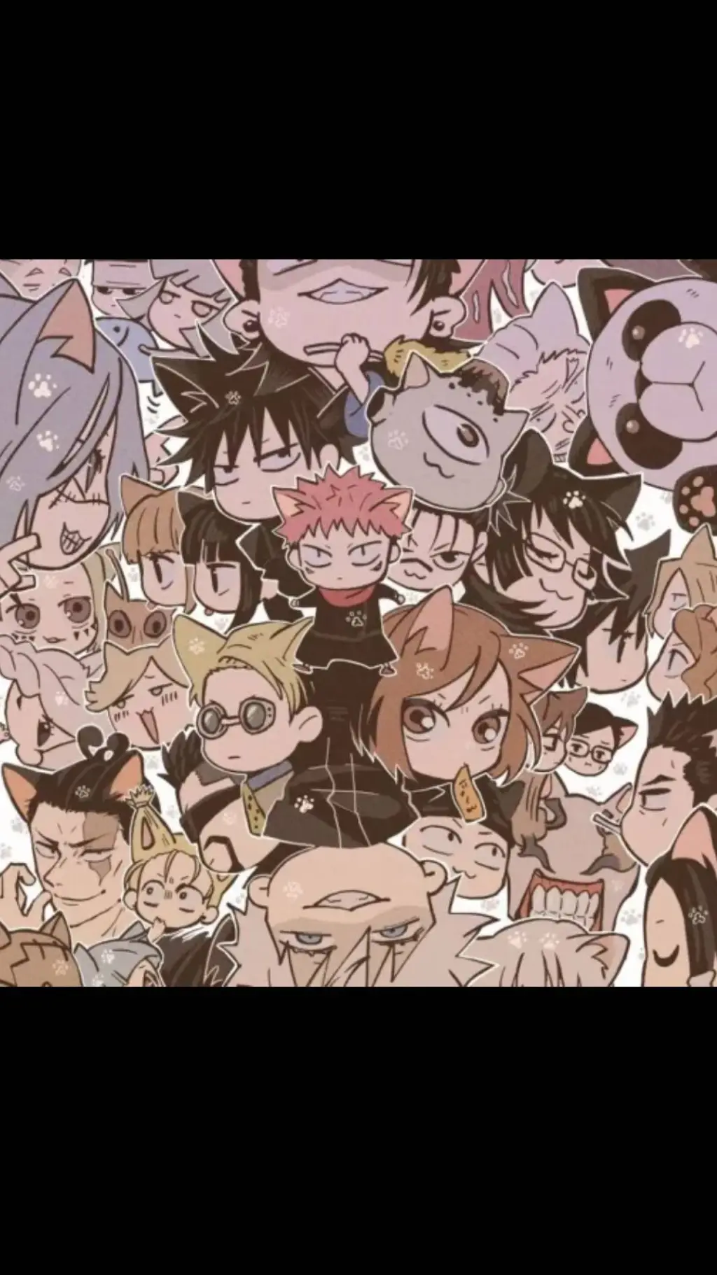 ai character: JJK creep background