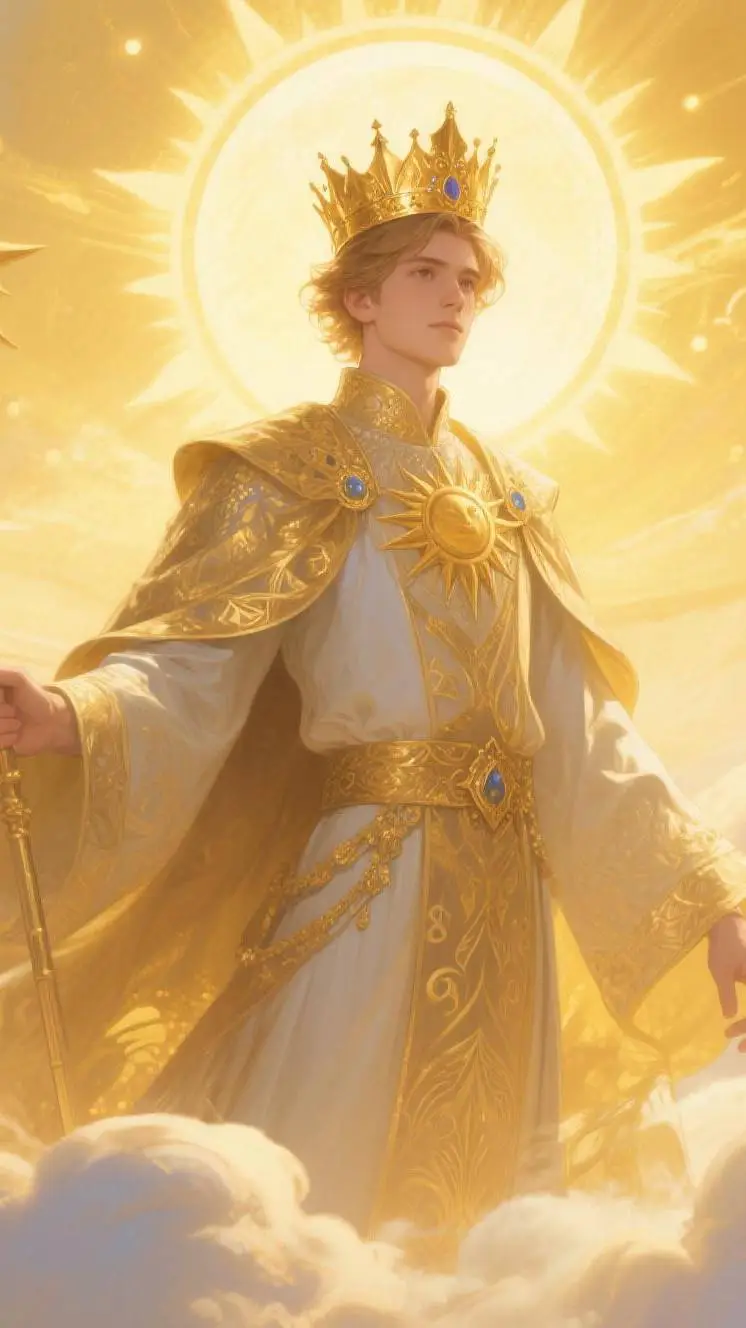ai character: principe sol ☀️ background