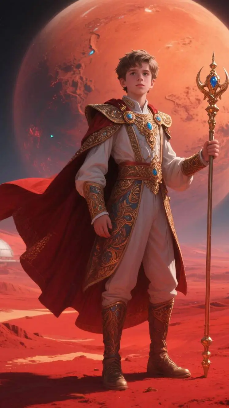 ai character: principe marte  background