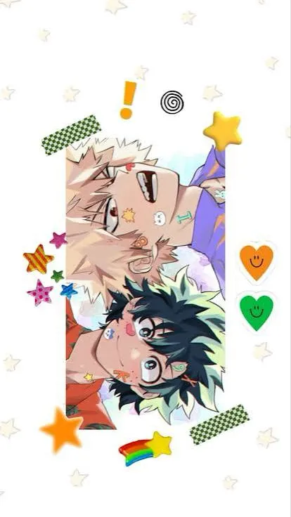 ai character: Mha dark RED flag  background