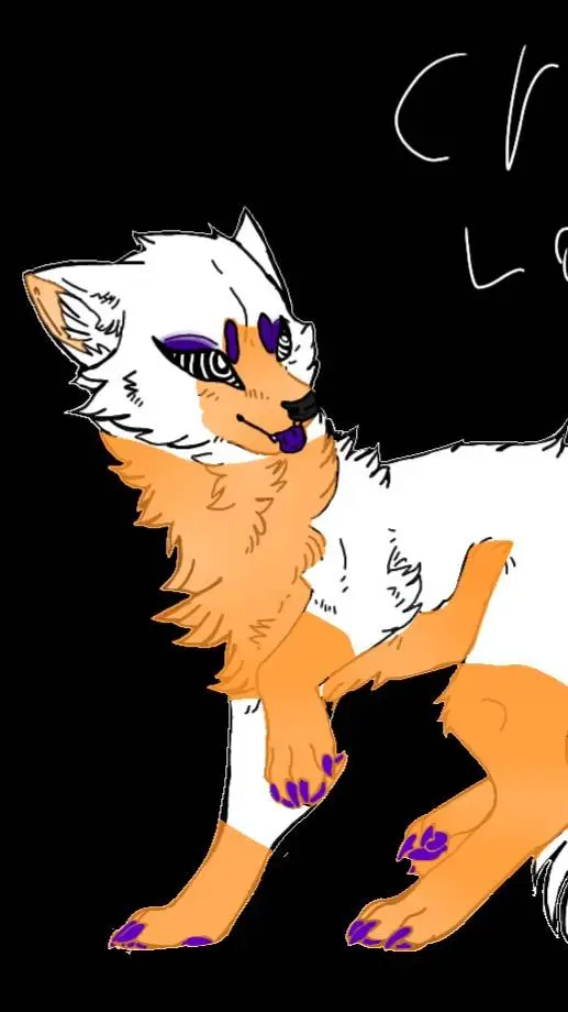 ai character: crazy lolbit fox background