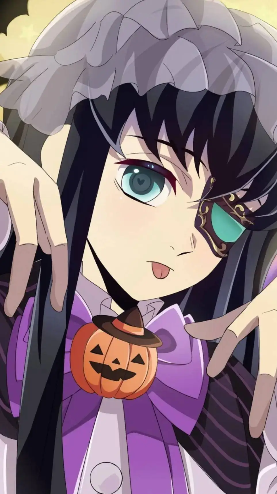 ai character: KNY HALLOWEEN 🎃🕷 background