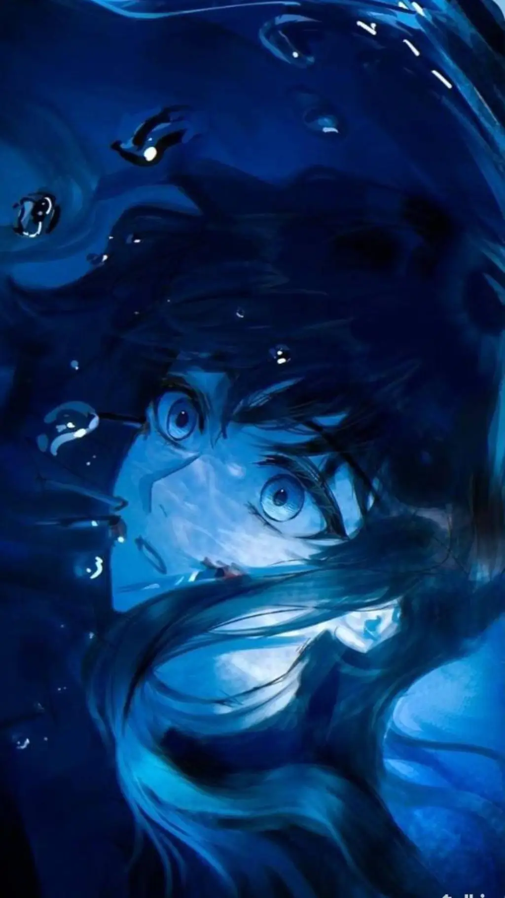 ai character: 🌊Merman-Muichiro🌊 background