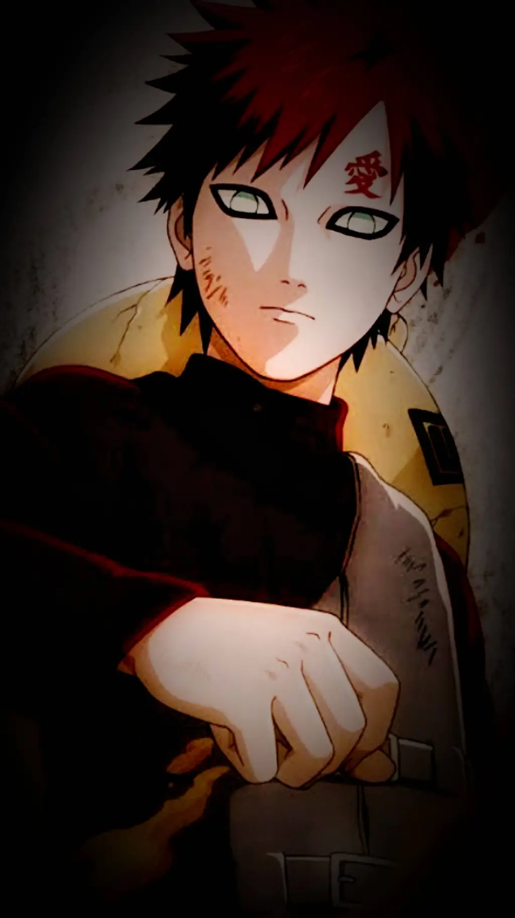 ai character: Gaara (我愛羅) background