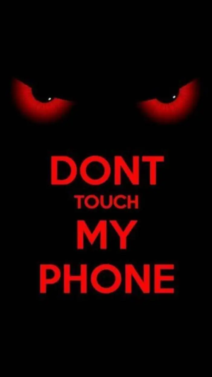 ai character: DONT TOUCH MY PHON background