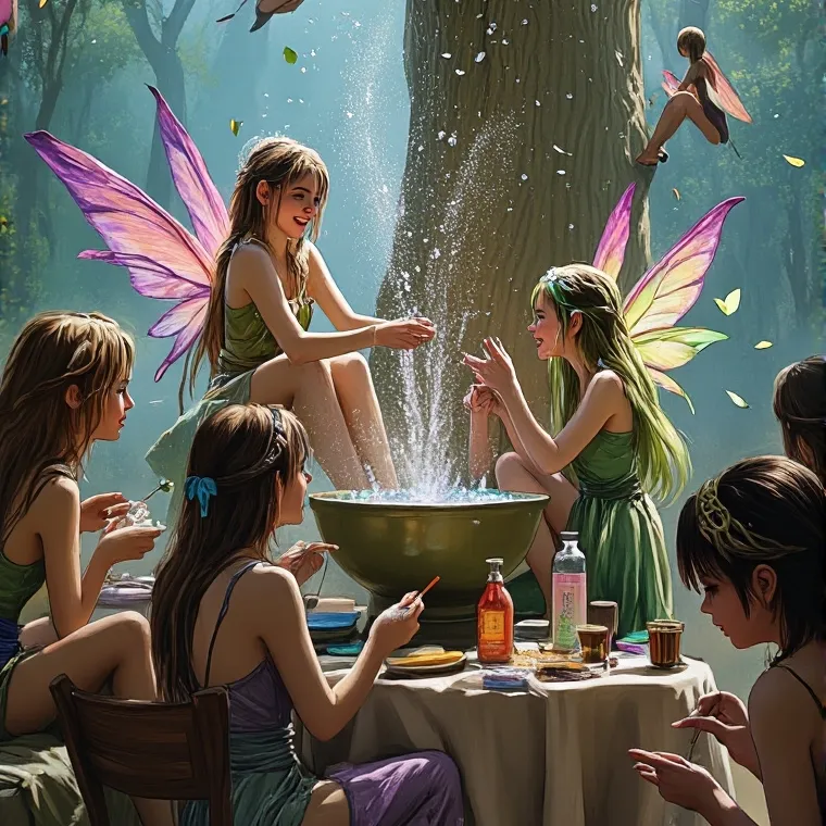 chat with ai character: Fairy beuty salon 