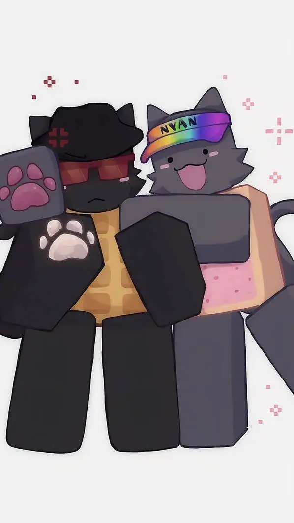 ai character: elliot nyan cat  background