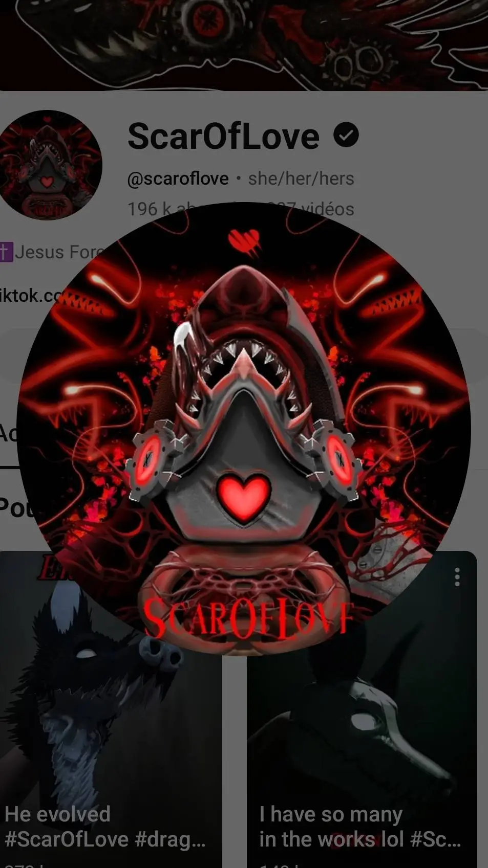 ai character: Scar of love world background