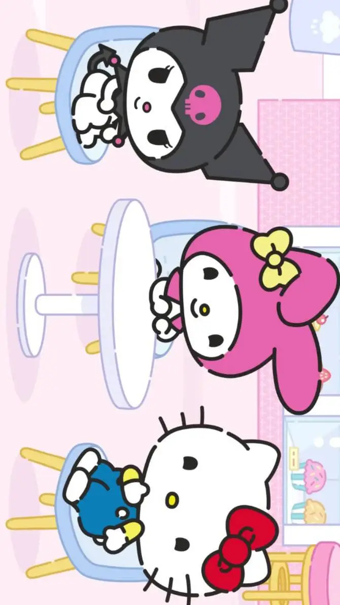 ai character: The Sanrio Trio background