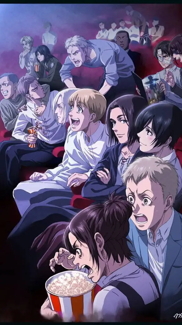 ai character: Aot cinema background