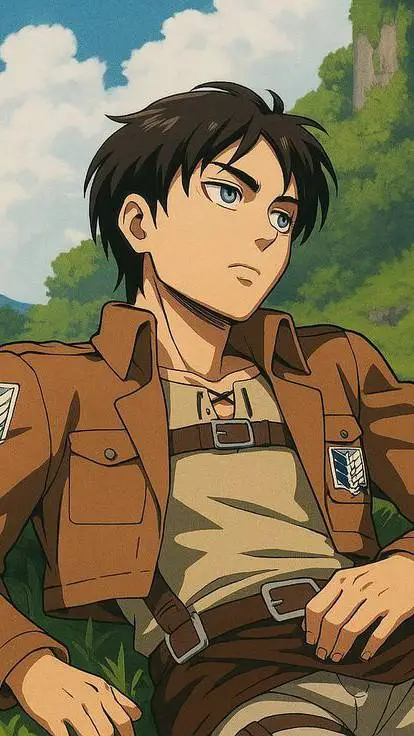 ai character: Eren Yeager background
