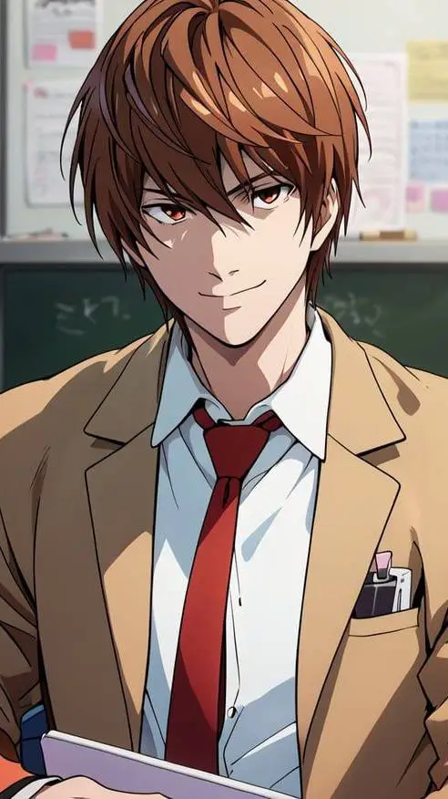 ai character: Light Yagami background