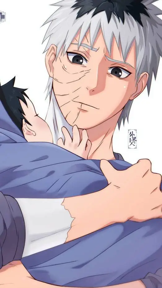 ai character: obito Uchiha background