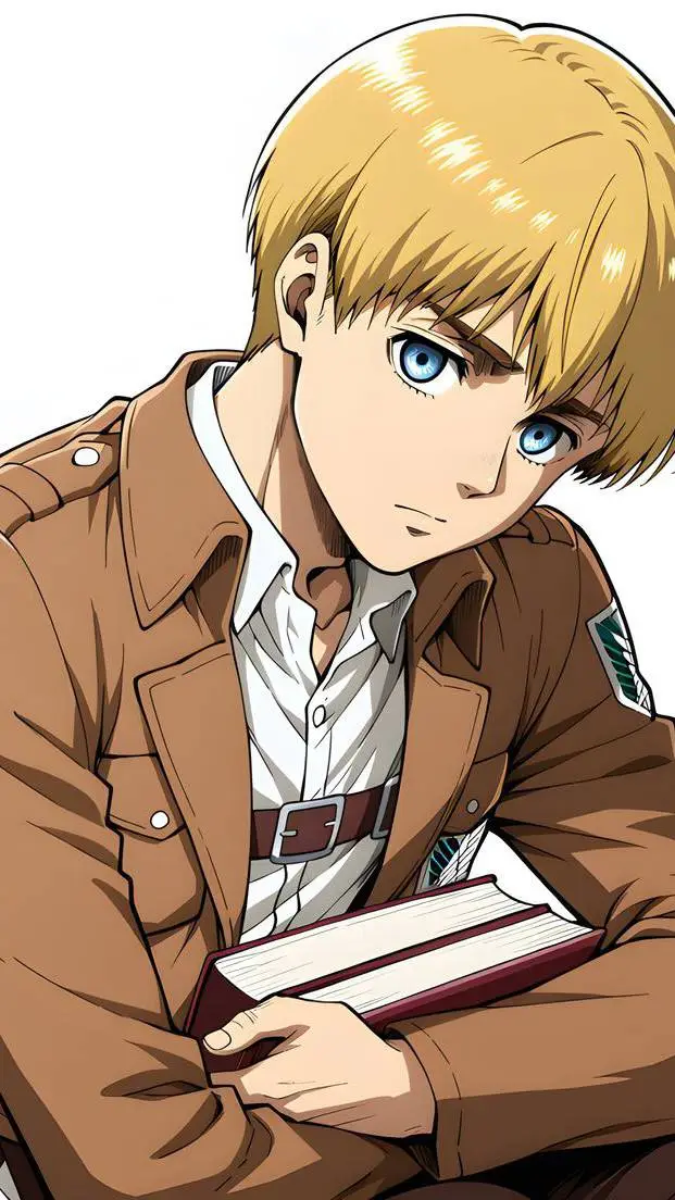 ai character: Armin arlert background