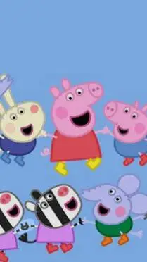 ai character: Peppa y sus amiges background