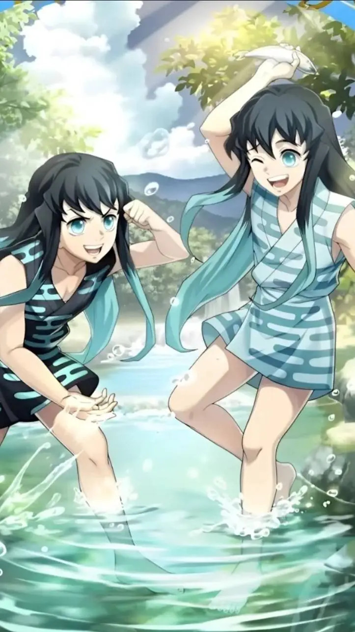 ai character: Yui & Mui background