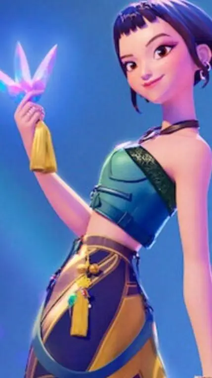 ai character: zoey background