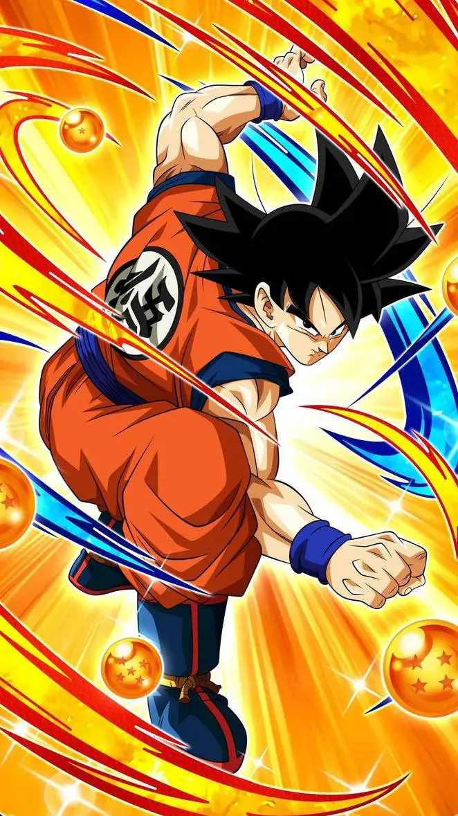 ai character: Son Gokú  background