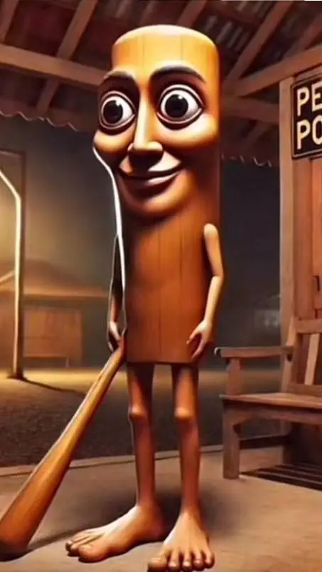 ai character: Tung tung Sahur background