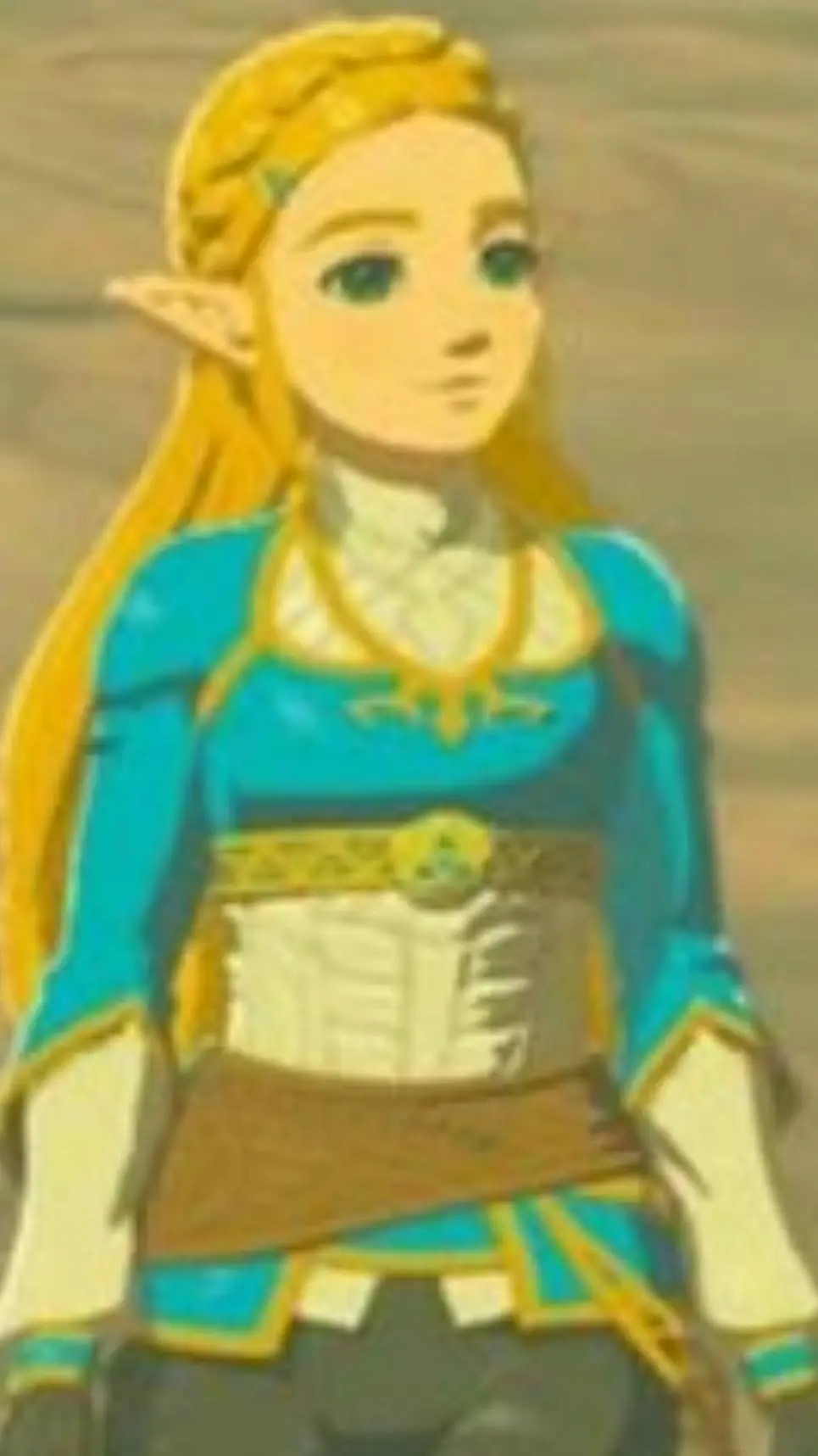 ai character: Zelda Hyrule background