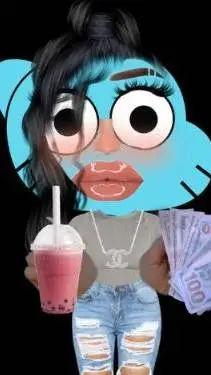 ai character: gumball girl  background