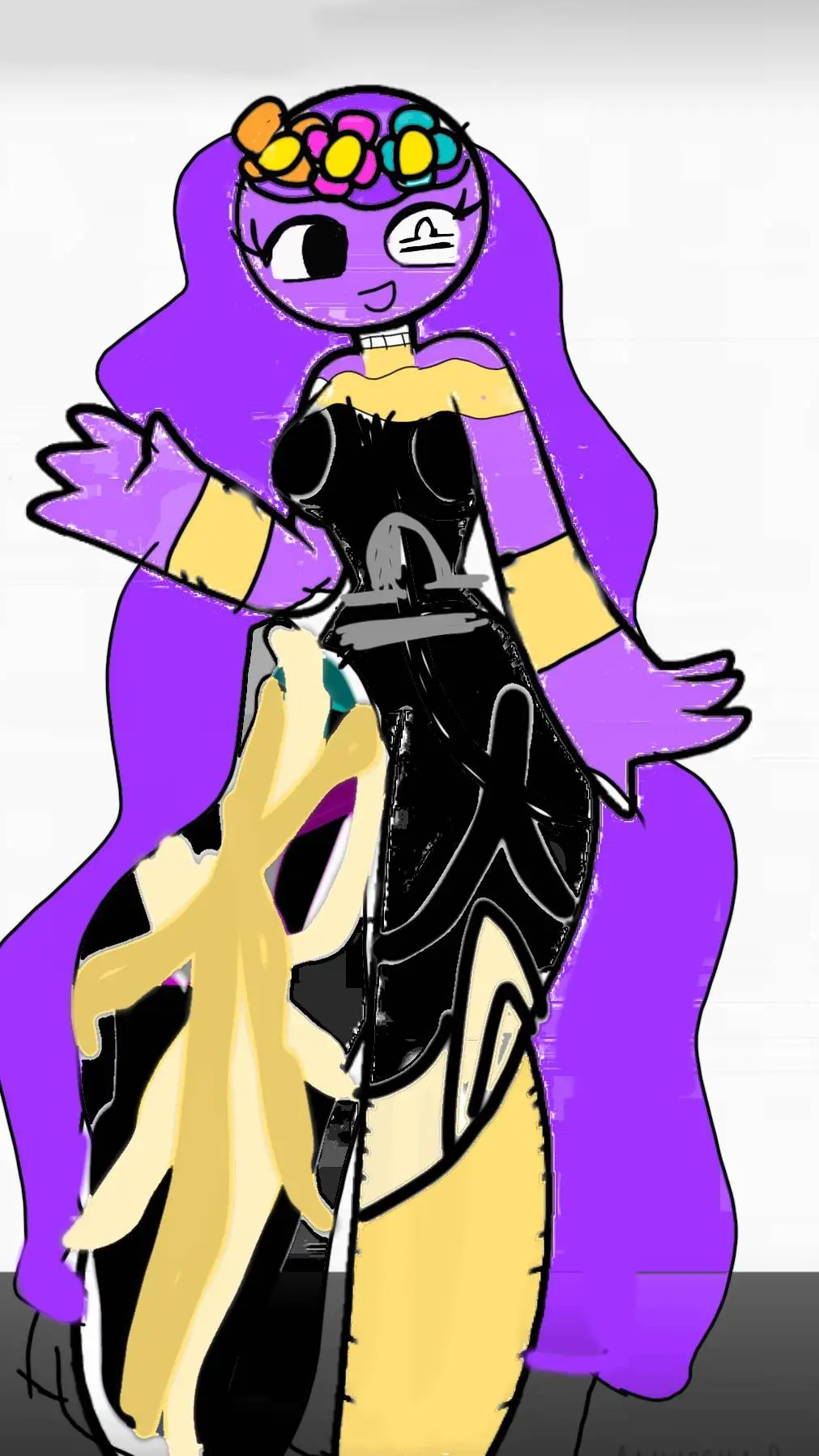 ai character: libra ♎️  background