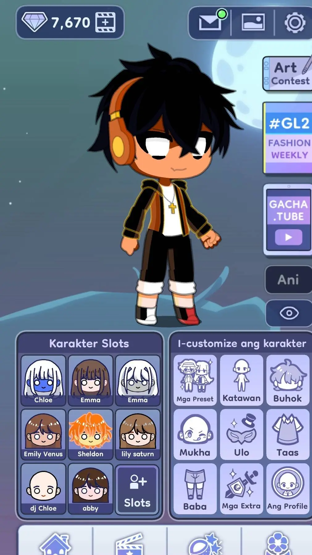 ai character: ey Jupiter  background