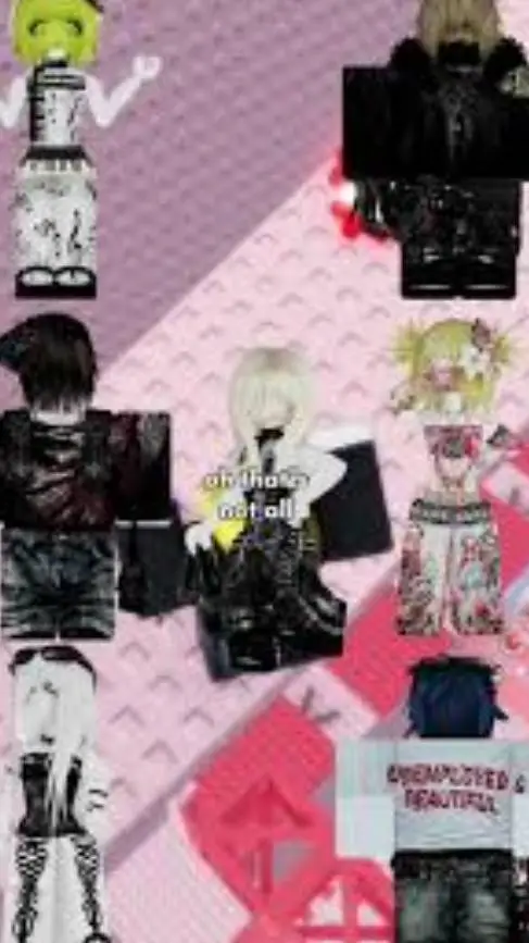 ai character: `~• Roblox GC •~` background