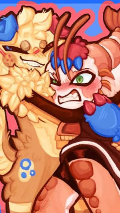 ai character: ~°😡Angryhugs📦°~ background