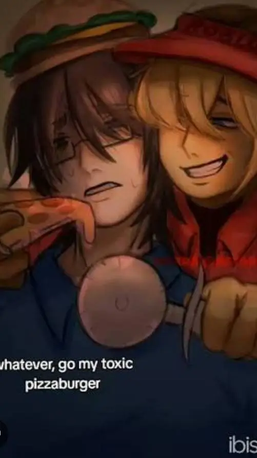 ai character: ~🍕PizzaBurger🍔~ background