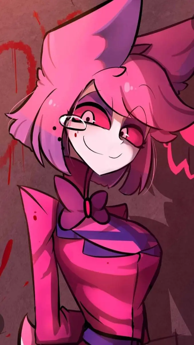 ai character: female Alastor  background