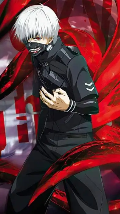 ai character: Tokyo ghoul  background