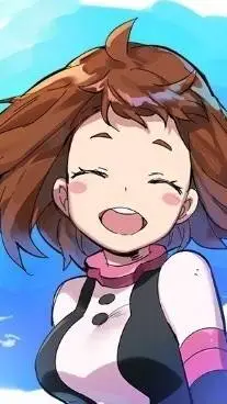 ai character: uraraka y alex  background