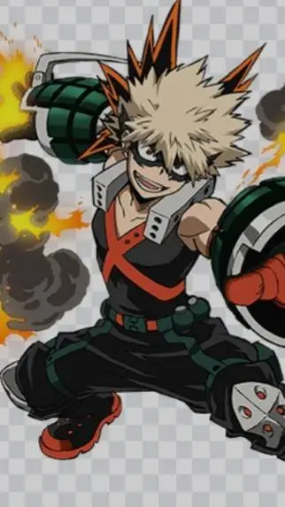 ai character: Bakugo  background