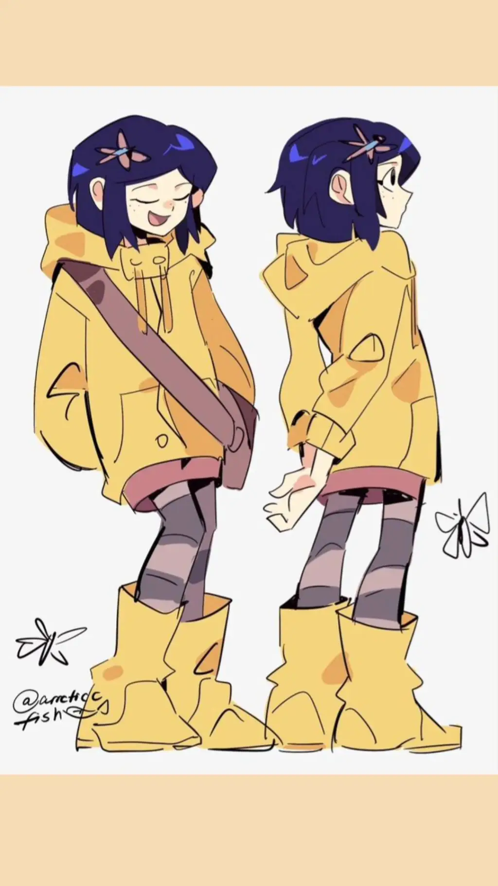 ai character: Caroline💙 background