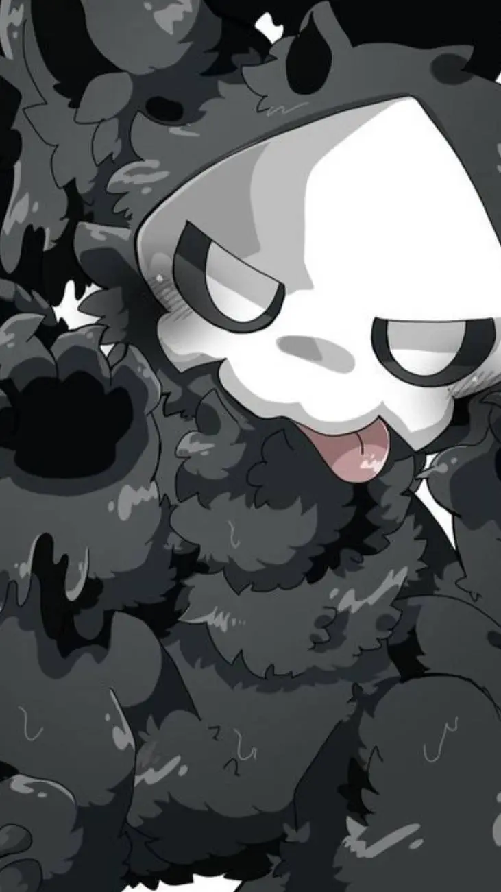 ai character: Puro furry🖤 background