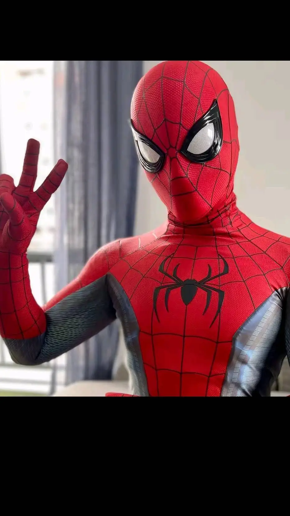 ai character: Spider man  background