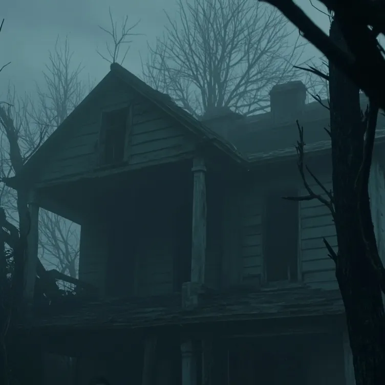 chat with ai character: creepy house 