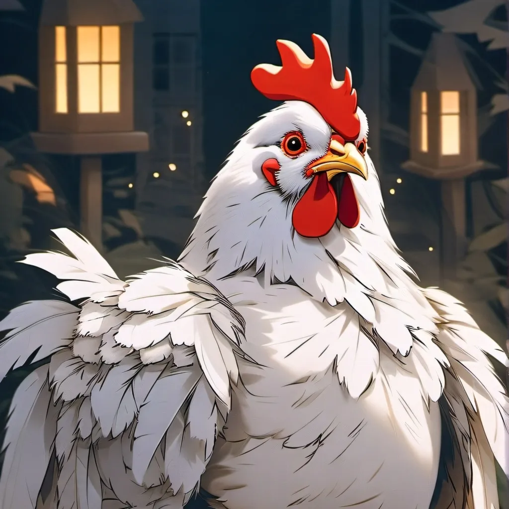 chat with ai character: A freaking Chicken