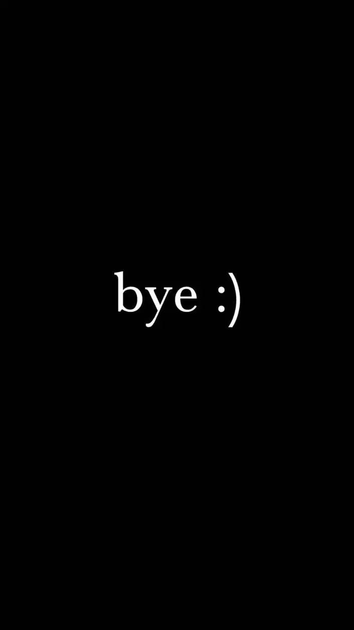 ai character: Bye :) background