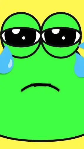 ai character: pou triste background