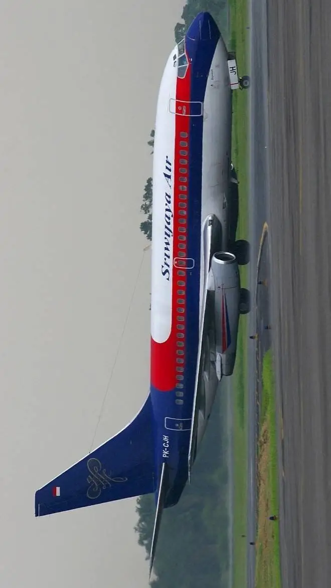 ai character: Sriwijaya 737-200 background