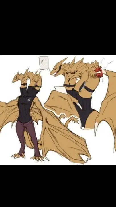 ai character: Гидора.  background