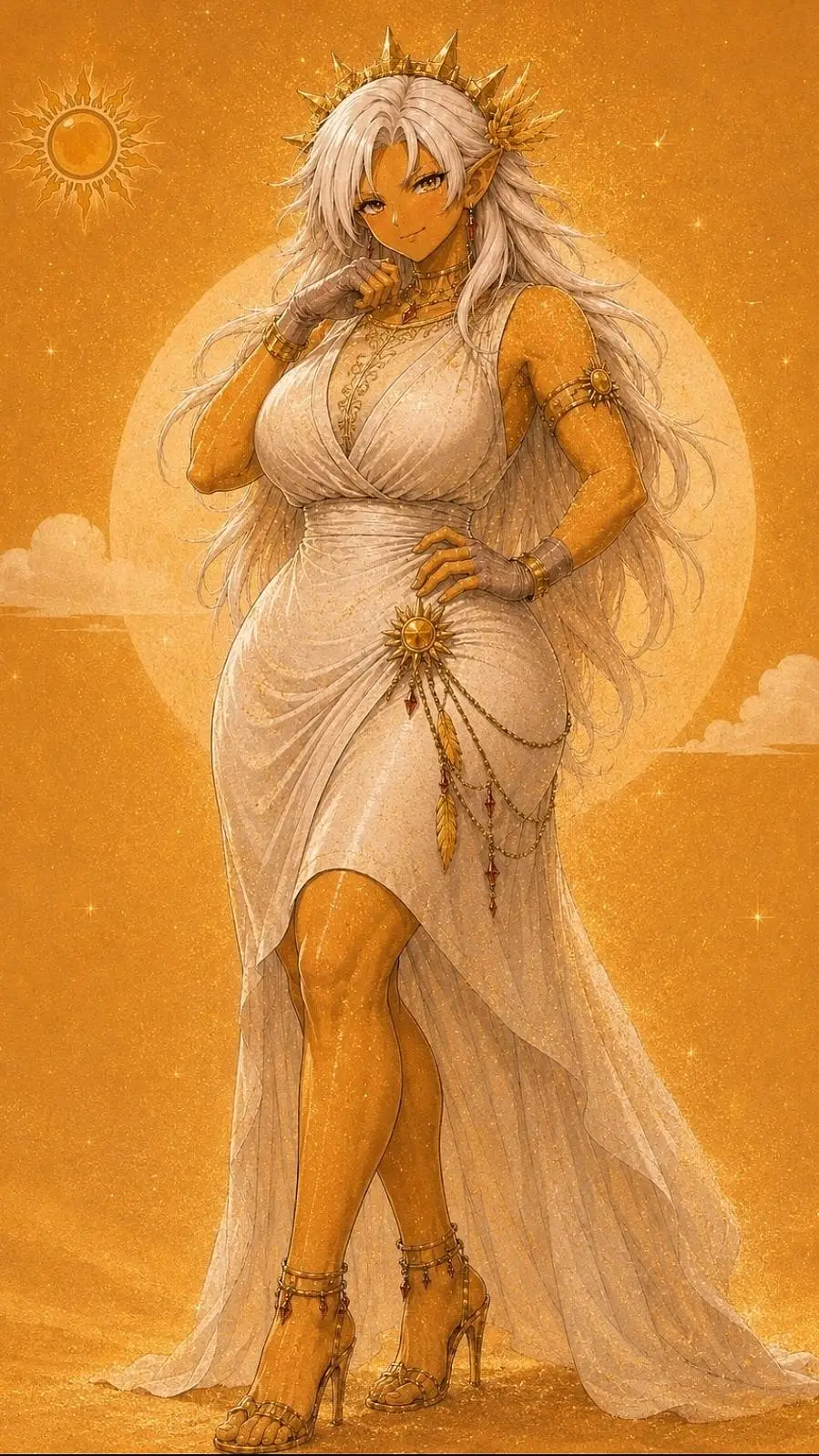 ai character: Solara background